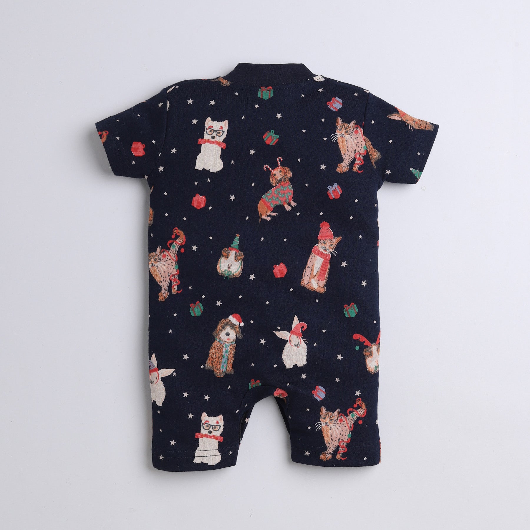 Half Sleeves 3/4th Sleepsuit, Pure Cotton Sleepsuit for Baby,