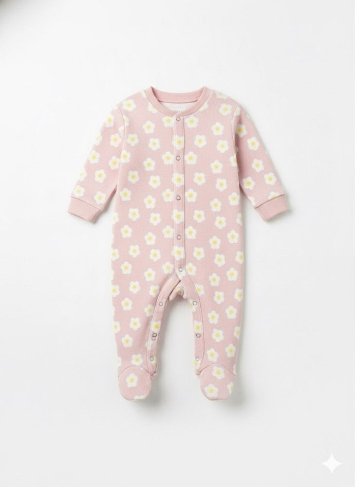 Sleeves Sleepsuit, Pure Cotton Sleepsuit for Baby