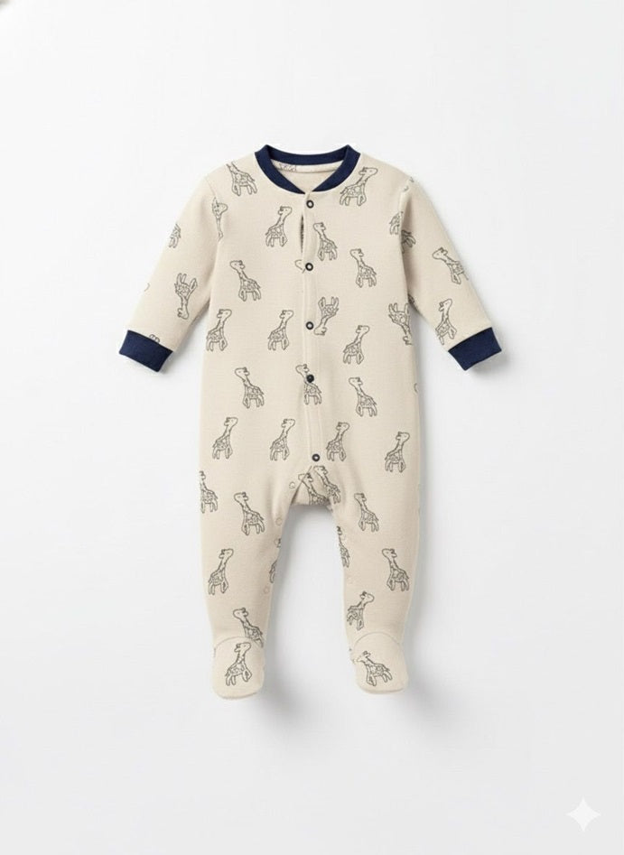 Sleeves Sleepsuit, Pure Cotton Sleepsuit for Baby